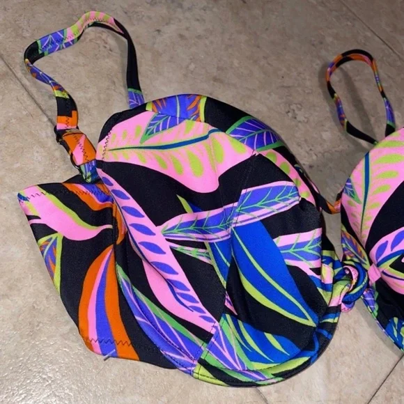 Freya Women's Desert Disco Underwire Plunge Bikini Top NWT Size 34I - Picture 7 of 11